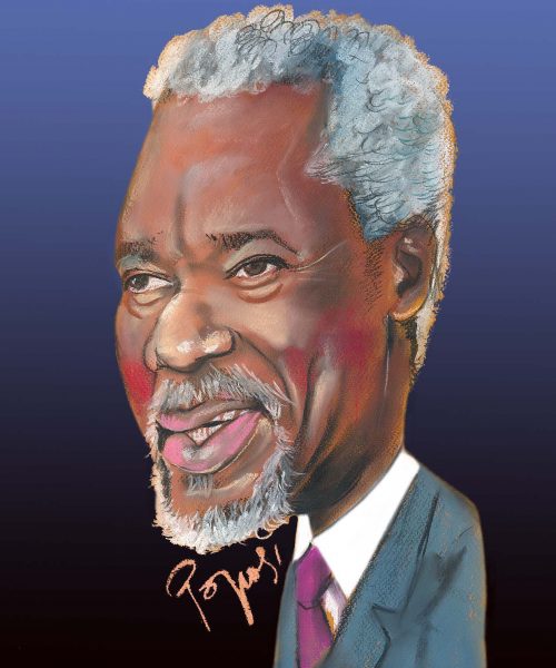 23 Kofi Annan caric